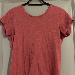 Abercrombie & Fitch Coral Short Sleeve Tee